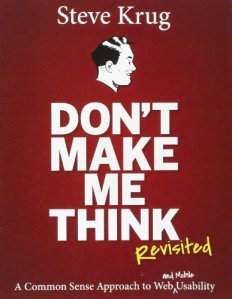 cover of Don't Make Me Think by Steve Krug, 2014 edition