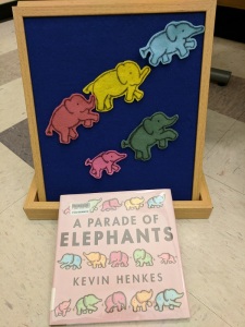 A Parade of Elephants book and flannel board