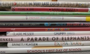 Stack of picture books