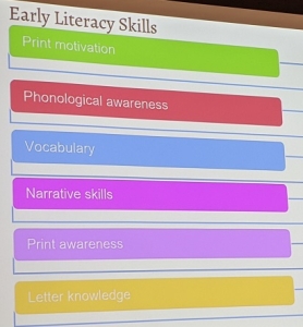 Early Literacy Skills slide